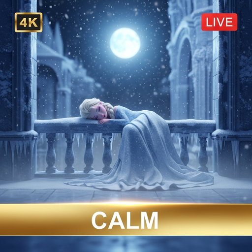Sleeping Elsa Winter steampunk: Frozen Dreamland – 4K Peaceful Snow Sleep Screen