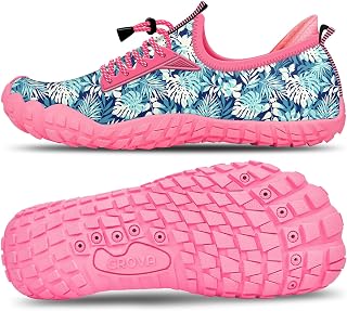 CROVA Kids Water Sports Shoes Ultra Light Totally Drainage Quick-Dry Aqua Socks Barefoot Slip-on for Boys Girls Toddler