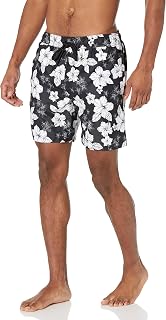 Amazon Essentials Men's Swimming Trunks with Mesh Lining, Pockets, Drawstring Closure