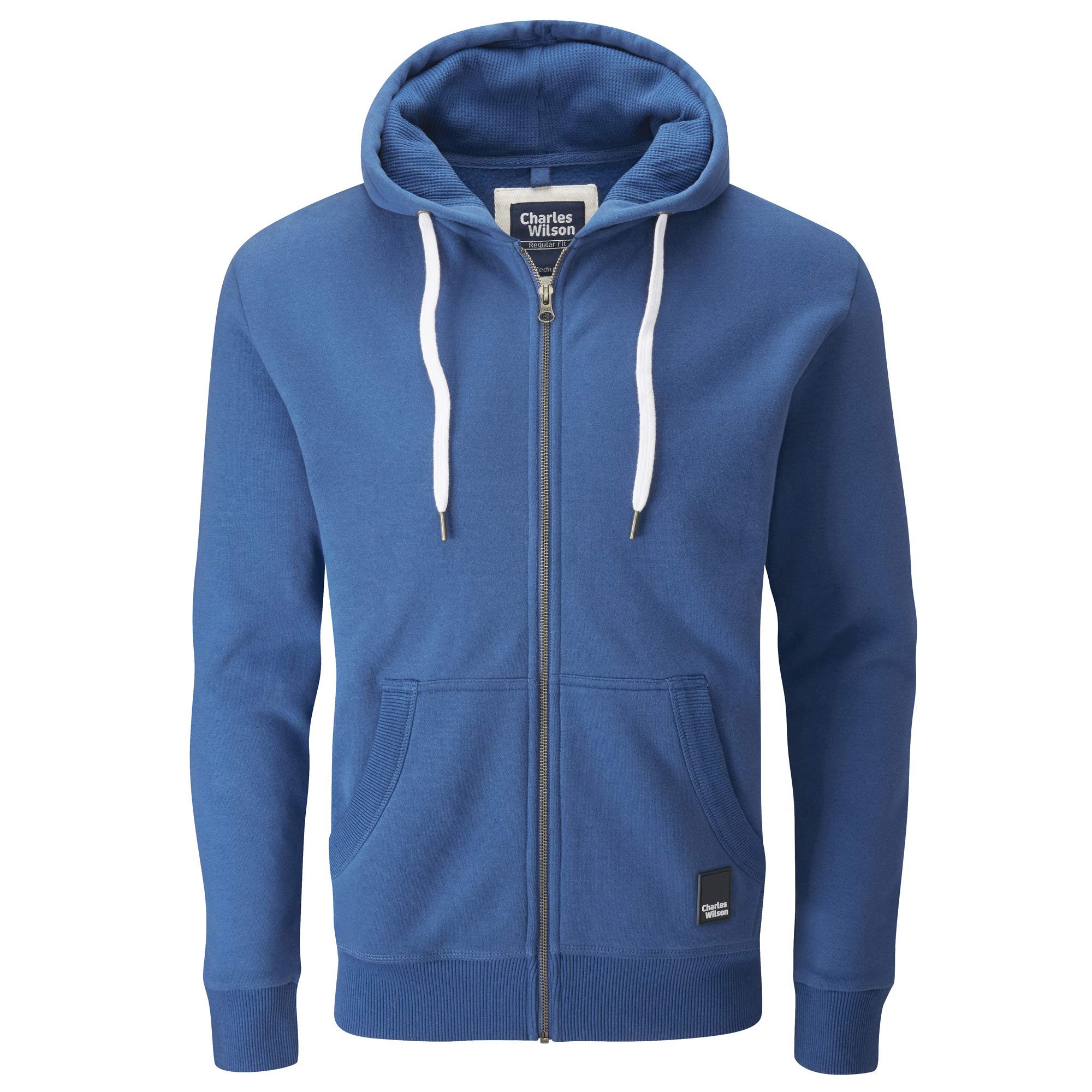 Charles Wilson Original Men's Hooded Sweatshirt in Cotton Blend with Zip