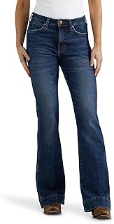 Wrangler Womens Retro Five Pocket High Rise Trouser JeanJeans