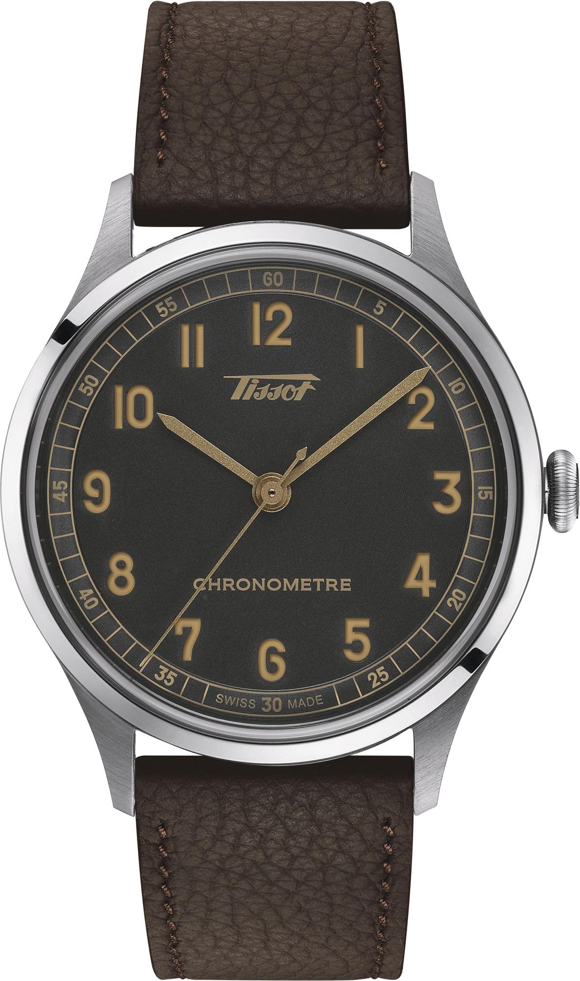 Tissot Heritage 1938, Swiss Automatic COSC, 39mm, Anthracite Dial, Watch