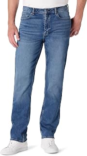 Amazon Essentials Men's Jeans with Straight Cut and Low Stretch