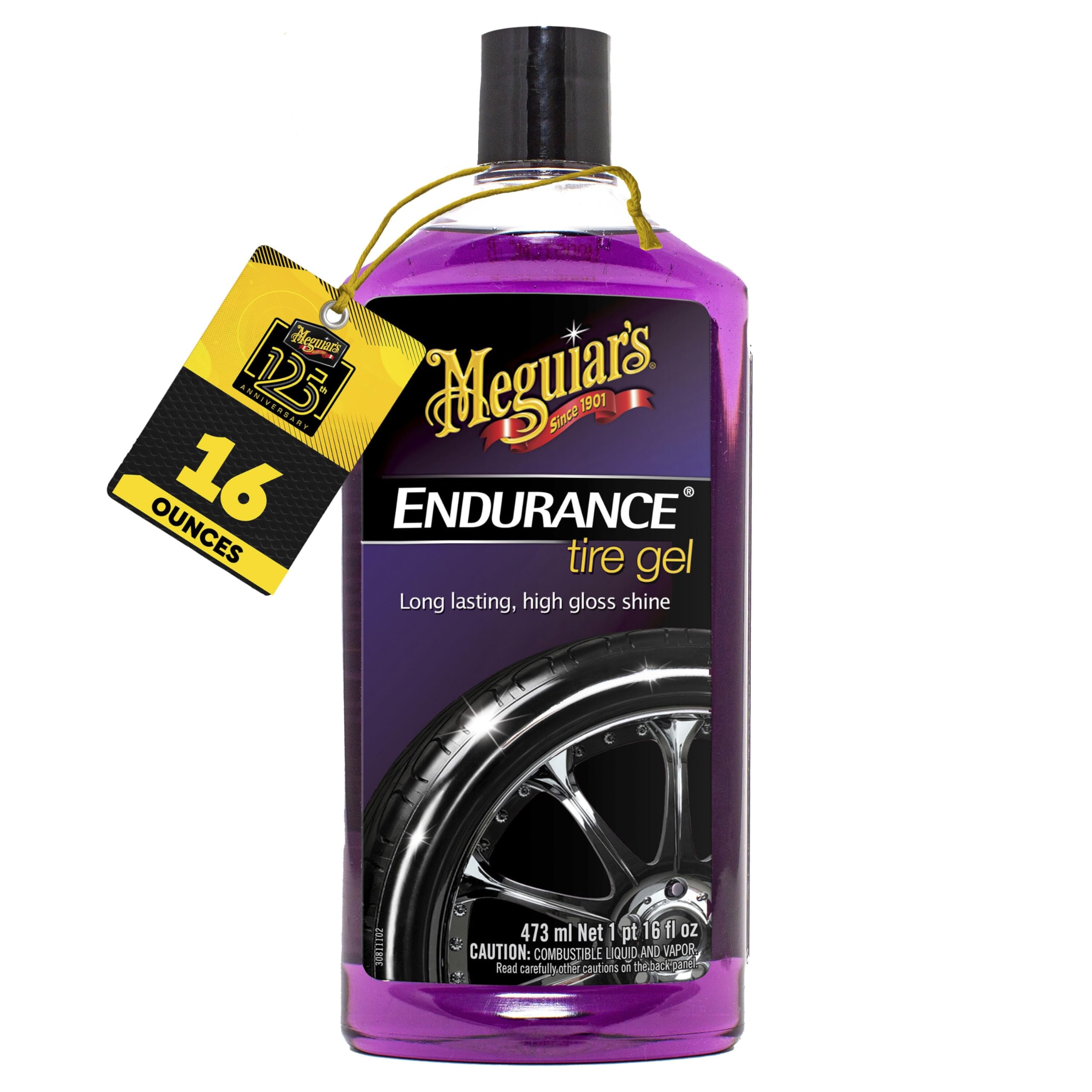 Meguiar’s Endurance Tire Gel - Tire Shine Gel, Premium Car Tire Shine For A Last