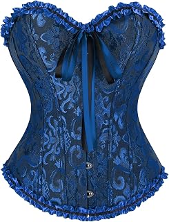frawirshau Women's Overbust Costume Corset Renaissance Victorian