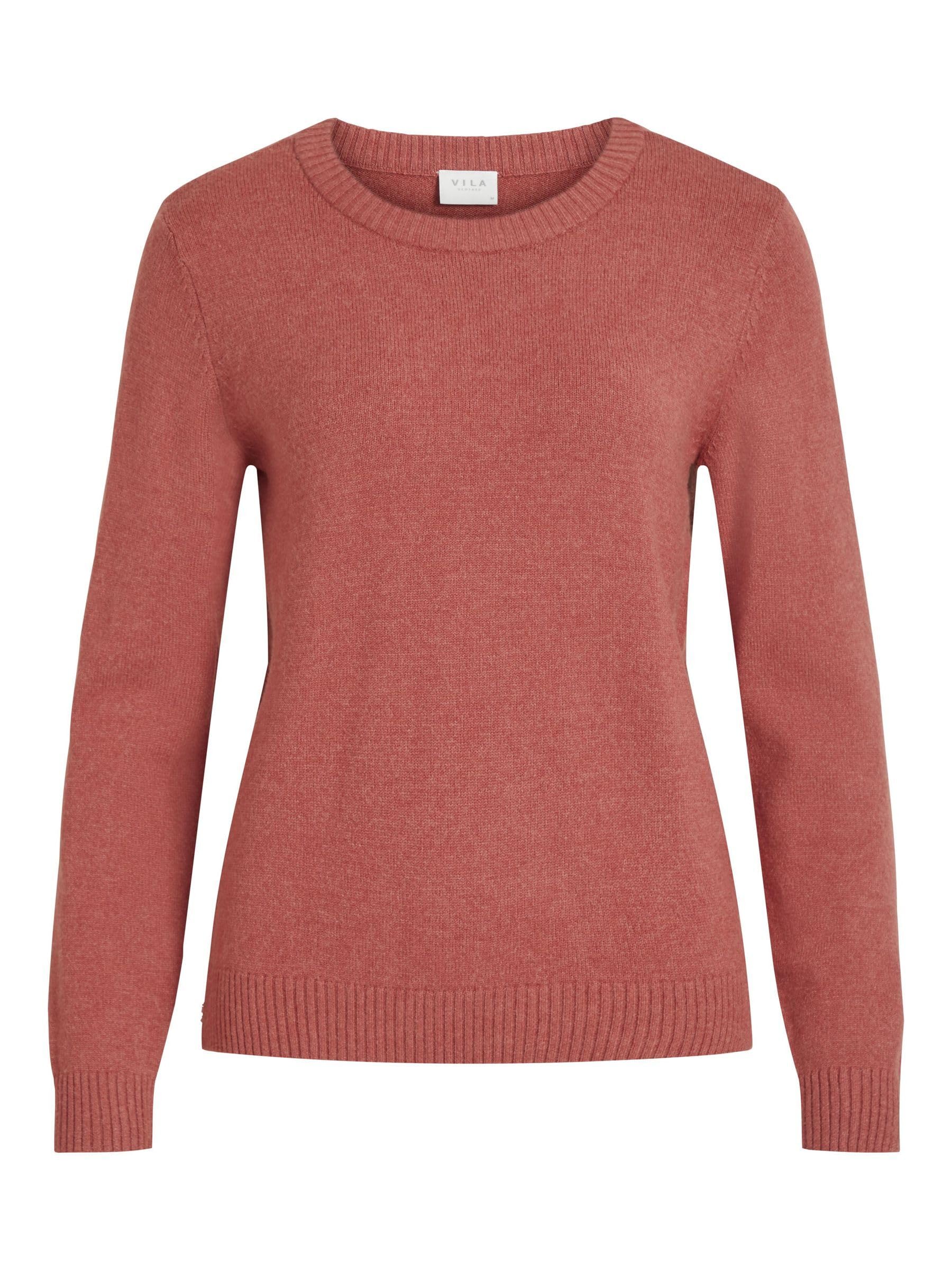 VILA Viril L/S O-Neck Knit Top-Noos Sweater Femme