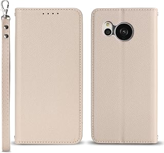 【Hamany】 対応 AQUOS sense7 plus ケース 手帳型 aquosセンス7 plus ケース カード収納 -アプリコットベージュ
