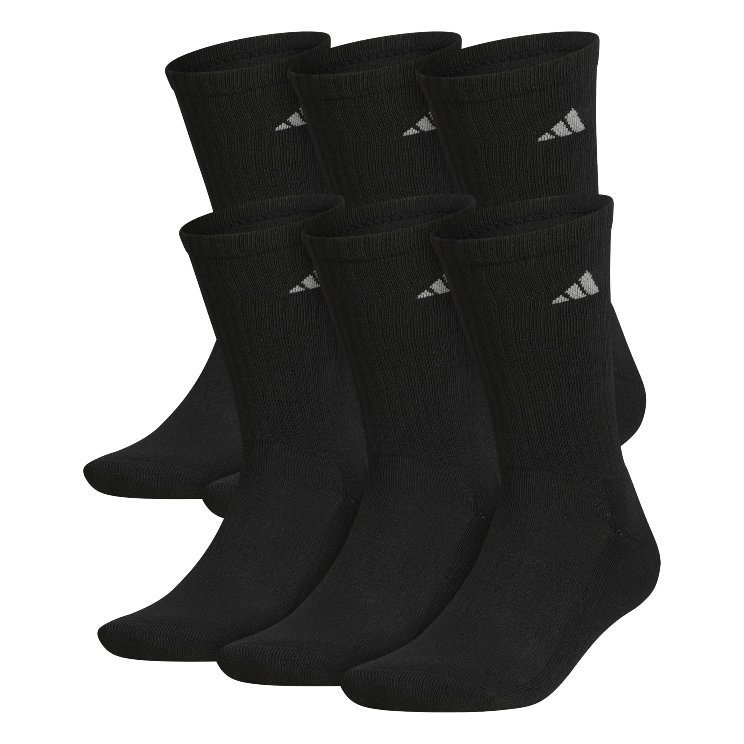 adidas Mens Athletic Cushioned 6-Pack Crew Socks Casual - Green | 6-Pack, Target