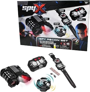 MukikiM SpyX / Recon Set - Includes Night Nocs + Voice Disguiser + Recon Watch + Motion Alarm. Perfect for your next recon mission and an awesome addition for your spy gear collection!