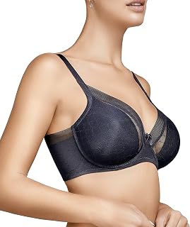 Selene, Women's Bra with Elegant Geometric Design, with Underwire and Padding, Katia Collection