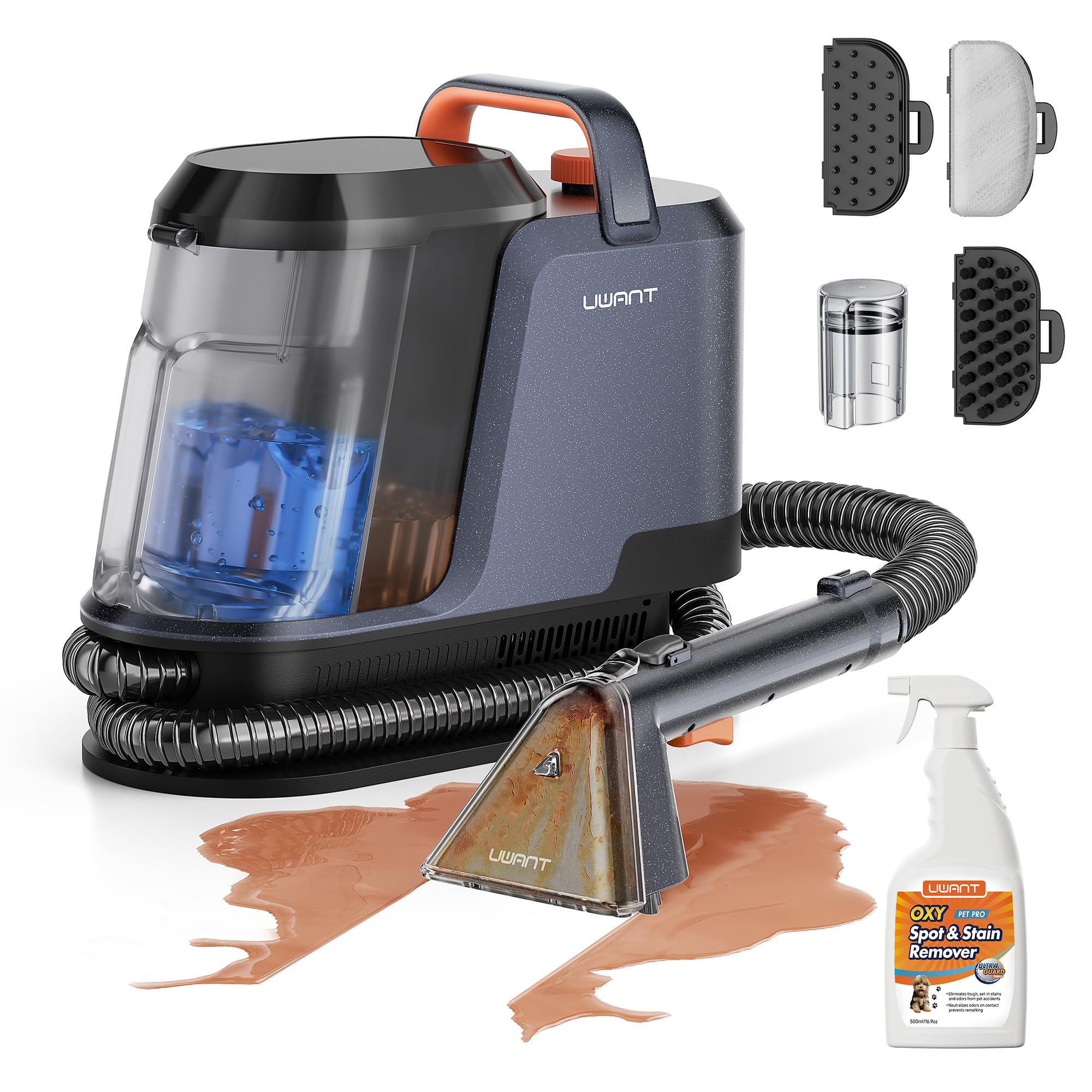 Uwant 18Kpa Carpet Cleaner Machine with Pet Pro Cleaner&Tools Set of 1 | Portabl