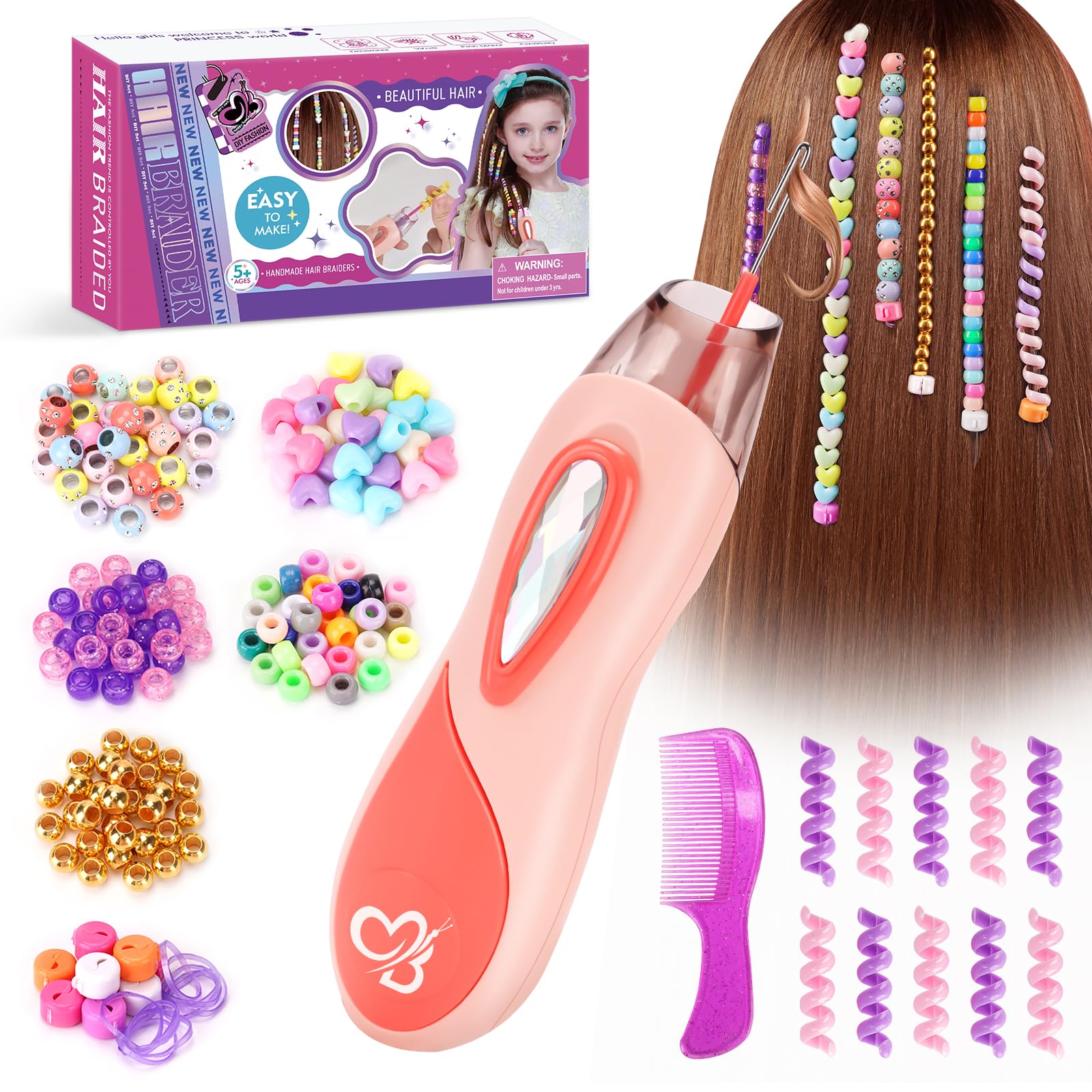 Gifts for Girls: Hair Accessories & Toys Age 5-12 Hair Princess Decoration | Hai