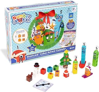 Learning Resources Numberblocks MathLink Cubes Advent Calendar, Ages 3+, Plastic