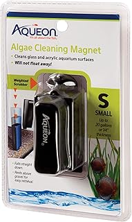 Aqueon Aquarium Algae Scraper, Fish Tank Magnetic Glass Cleaner for Glass/Acrylic, Small
