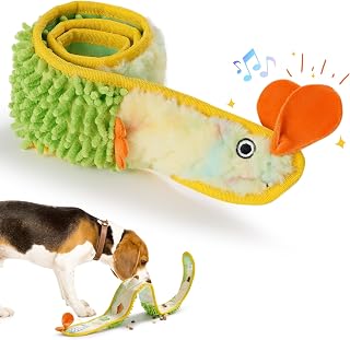 Nocciola Dog Puzzle & Interactive Toy, Snuffle Mat for Dogs-Green