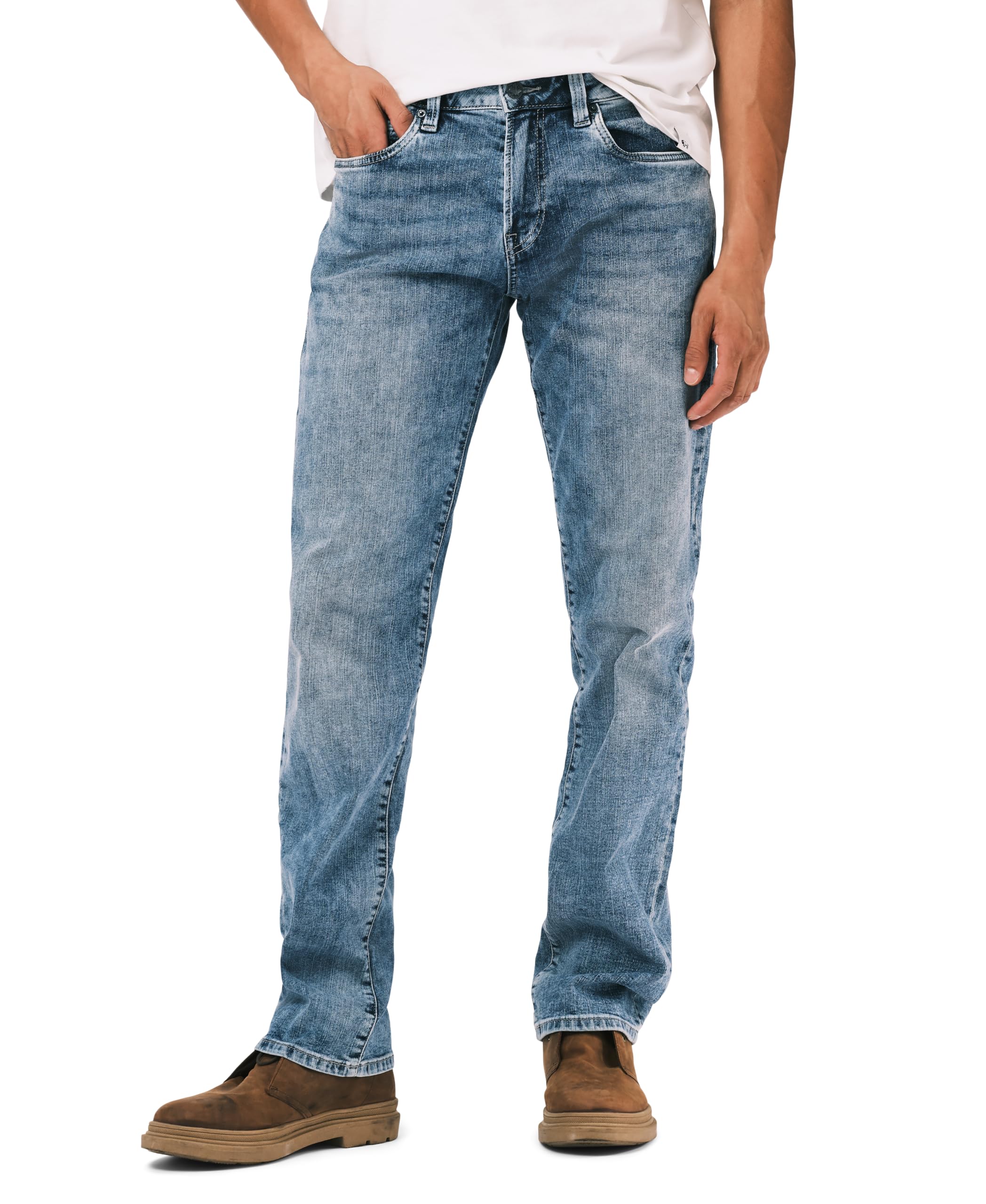 Buffalo David Bitton Men's Six Slim Straight Leg Jean