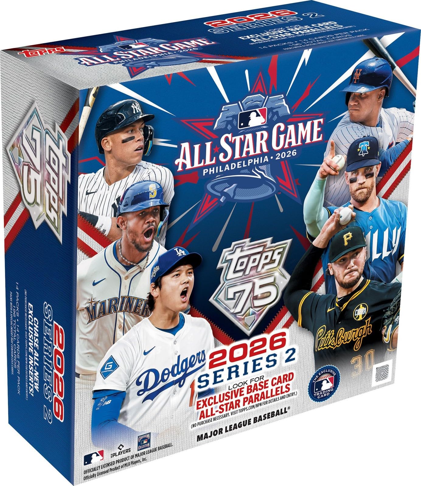 2026 TOPPS 75TH Anniversary - Series 2 MLB All-Star Game MEGA Box - Real One Aut