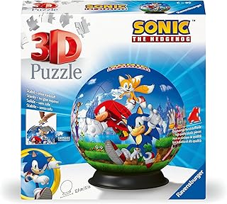 Ravensburger Sonic The Hedgehog 3D Jigsaw Puzzle Ball for Adults and Kids - 11592 - Great Gift for Any Birthday, Holiday, or Special Occasion
