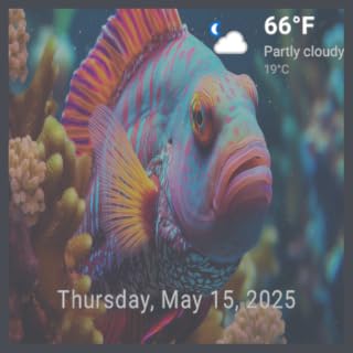 Coral Zen TV with Sleep Sounds - Peaceful Underwater Meditation with Weather & Clock