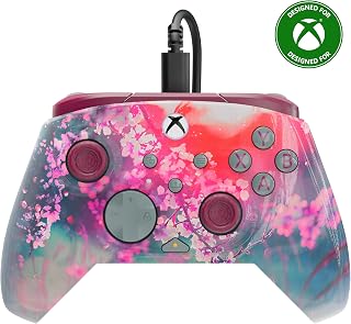 Turtle Beach Rematch Advanced Wired Gaming Controller for Xbox & PC – Lenticular, Multi-Design, Remappable Buttons, Hall-Effect Hair Triggers, 8ft Cable, Officially Licensed by Xbox – Kyoto Bloom