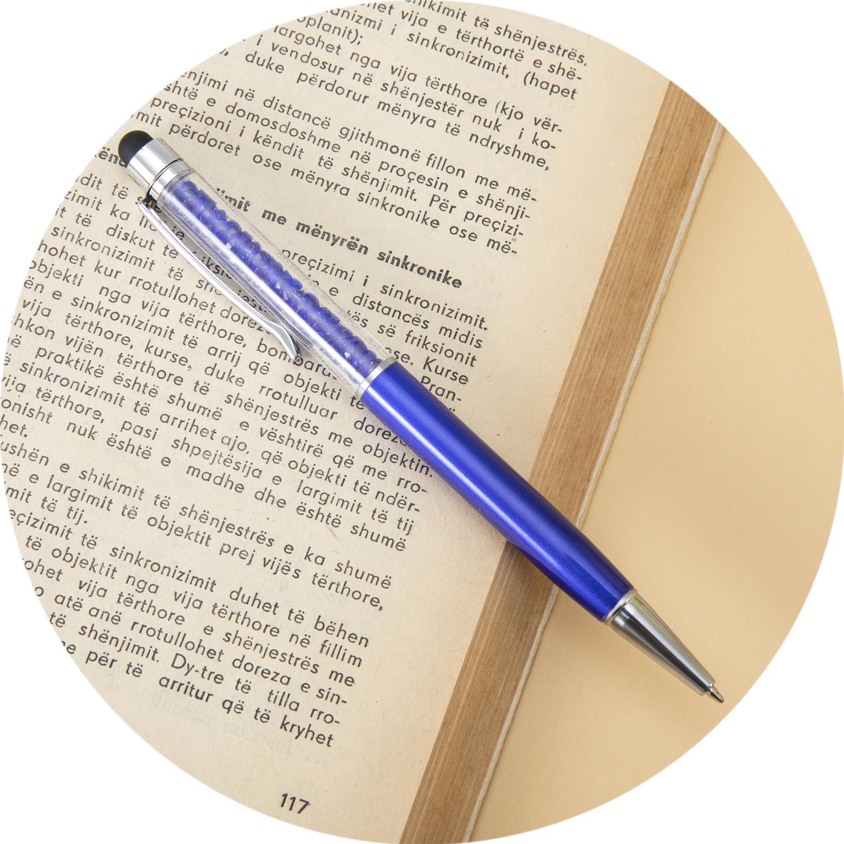 Stylus for Touch Screens, Premium Stylus Pen for Writing and Tablet Use (Navy Bl