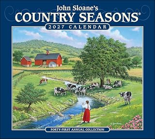 John Sloane's Country Seasons® 2027 Deluxe Wall Calendar: Forty-First Annual Collection