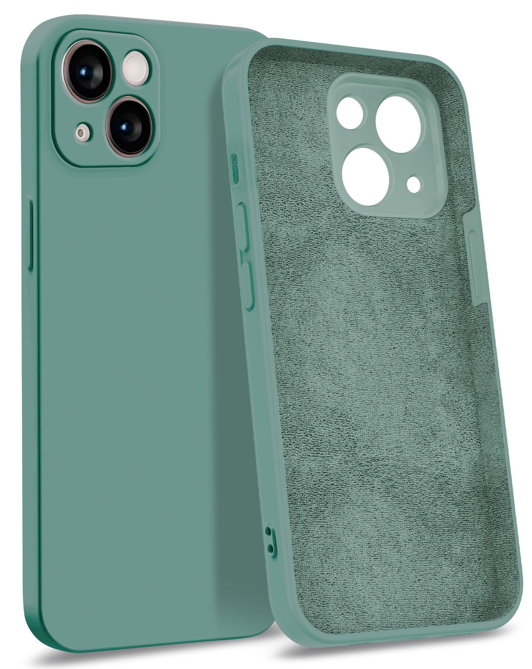 MyGadget Case for iPhone 13 [ Quadruple Protection ] - Silicone Case with Microf