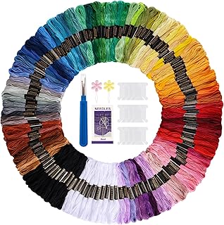 Ceecysaa 120 Skeins Embroidery Floss, Cross Stitch, Friendship Bracelets