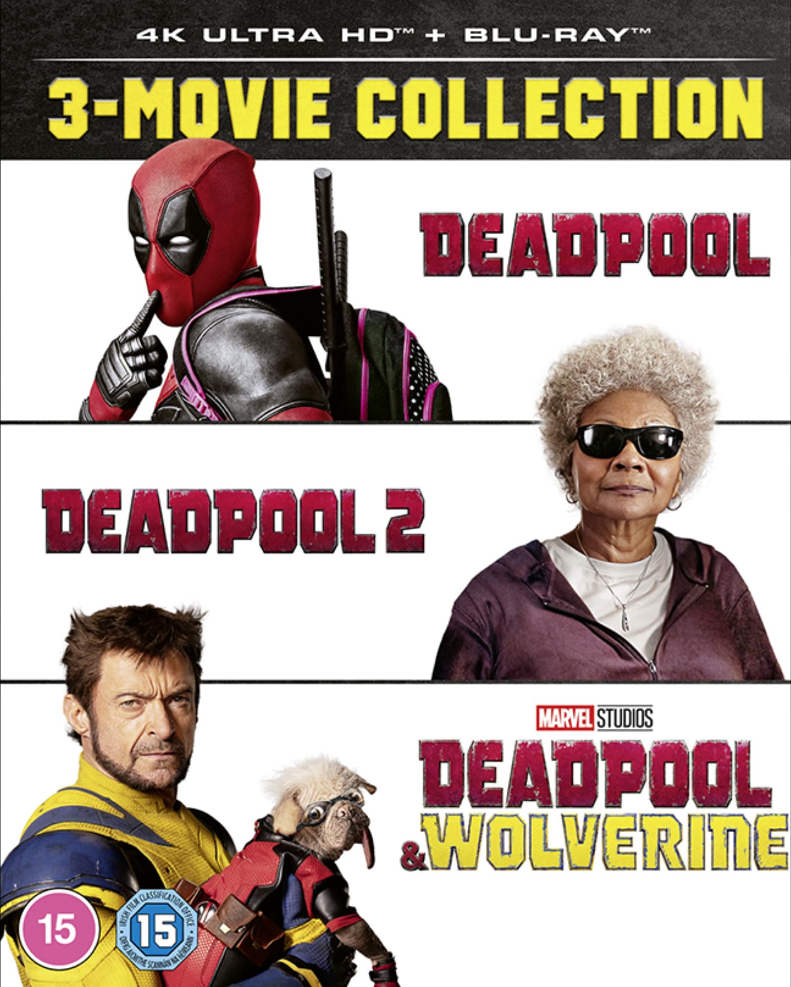 Marvel Studio's Deadpool and Wolverine Triple Pack 4K UHD [Region Free]