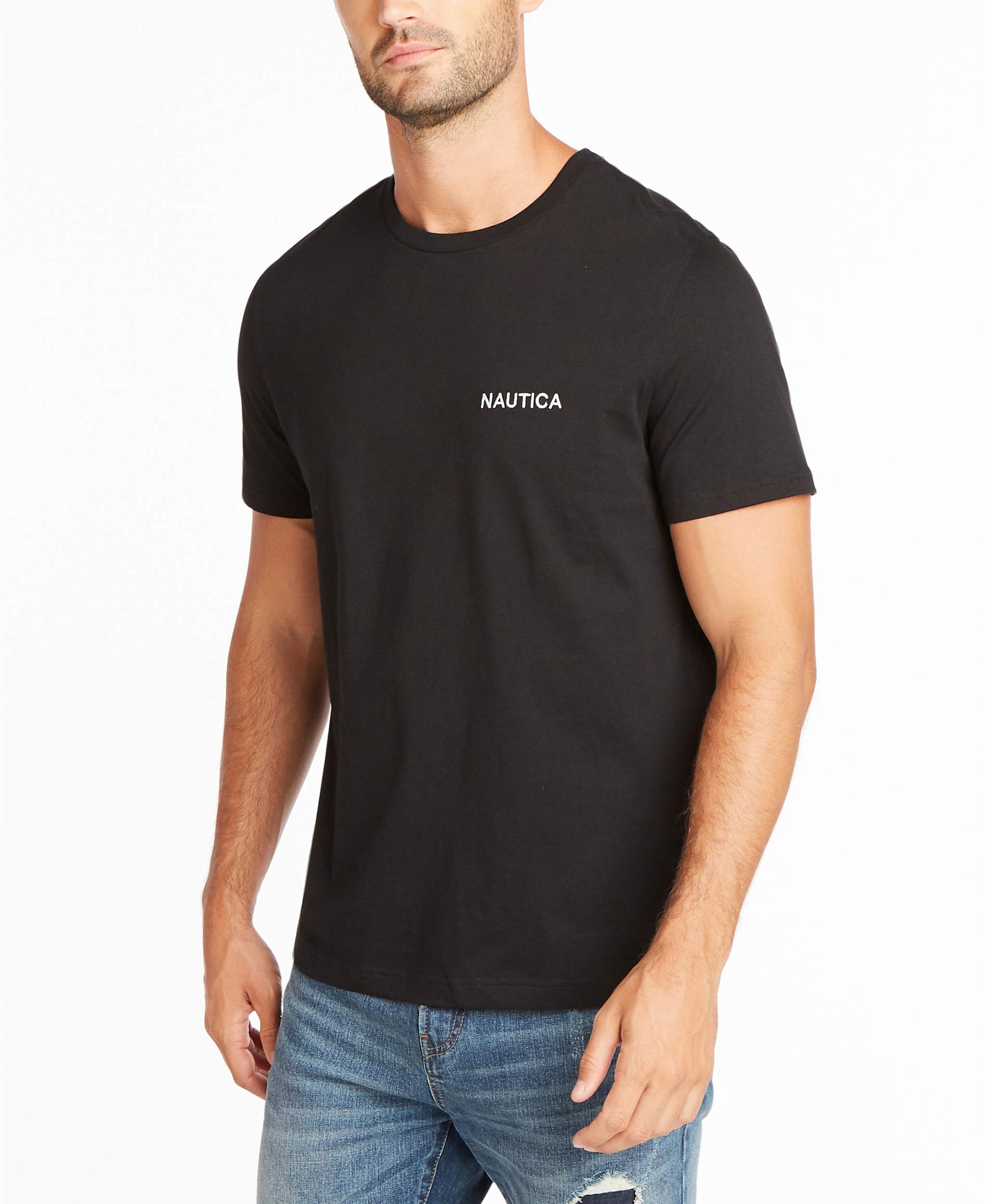 Nautica Men's Short Sleeve Solid Crew Neck T-Shirt Shirt