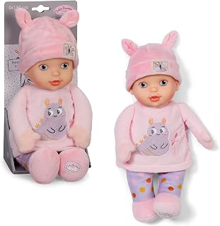 Baby Annabell for babies 30cm Sweetie Pink soft body doll with rattle- Suitable from birth (updated design)