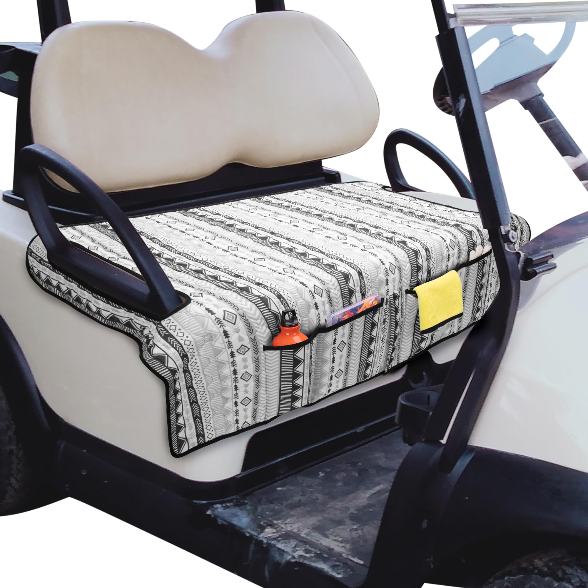 PGmoon Golf Cart Seat Covers, Universal Golf Cart Seat Towel Blanket | Compatibl