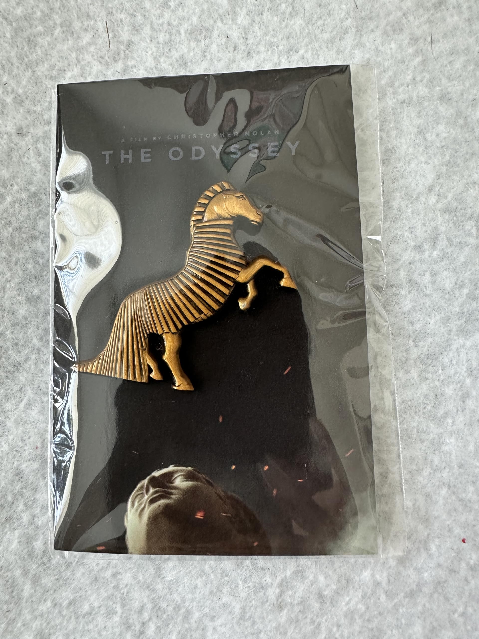 THE ODYSSEY - Original Promo Movie Pin NEW 2026 - Trojan Horse SEALED