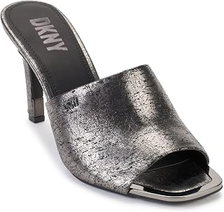 DKNY womens Open Toe Fashion Pump Heel Sandal Heeled Sandal