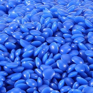 Yoption Injection Wax Jewelry Casting Wax Beads for DIY Jewelry &amp; Craft Making, 1LB, Blue