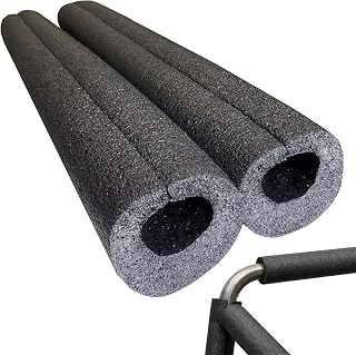Oodles of Noodles Black Foam Roll Bar Padding - 3 Foot - Fire Retardant, Pre Slit High Density Clamp Foam Pipe Covers - Roll Cage Edge Guards for Vehicles Frames, Jeeps, UTVs, Poles, Bars - 2 Pack