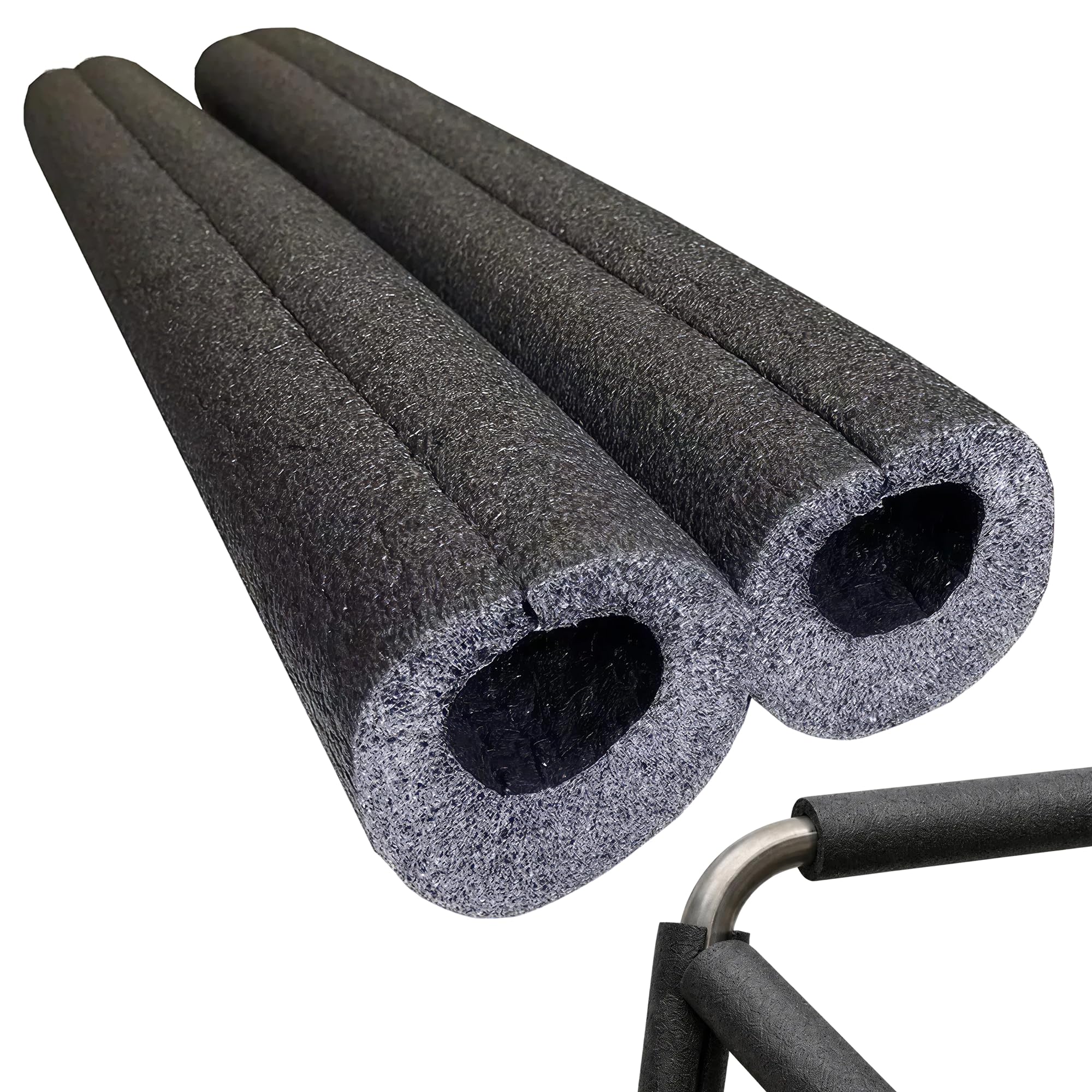 Oodles of Noodles Black Foam Roll Bar Padding - 3 Foot - Fire Retardant, Pre Sli