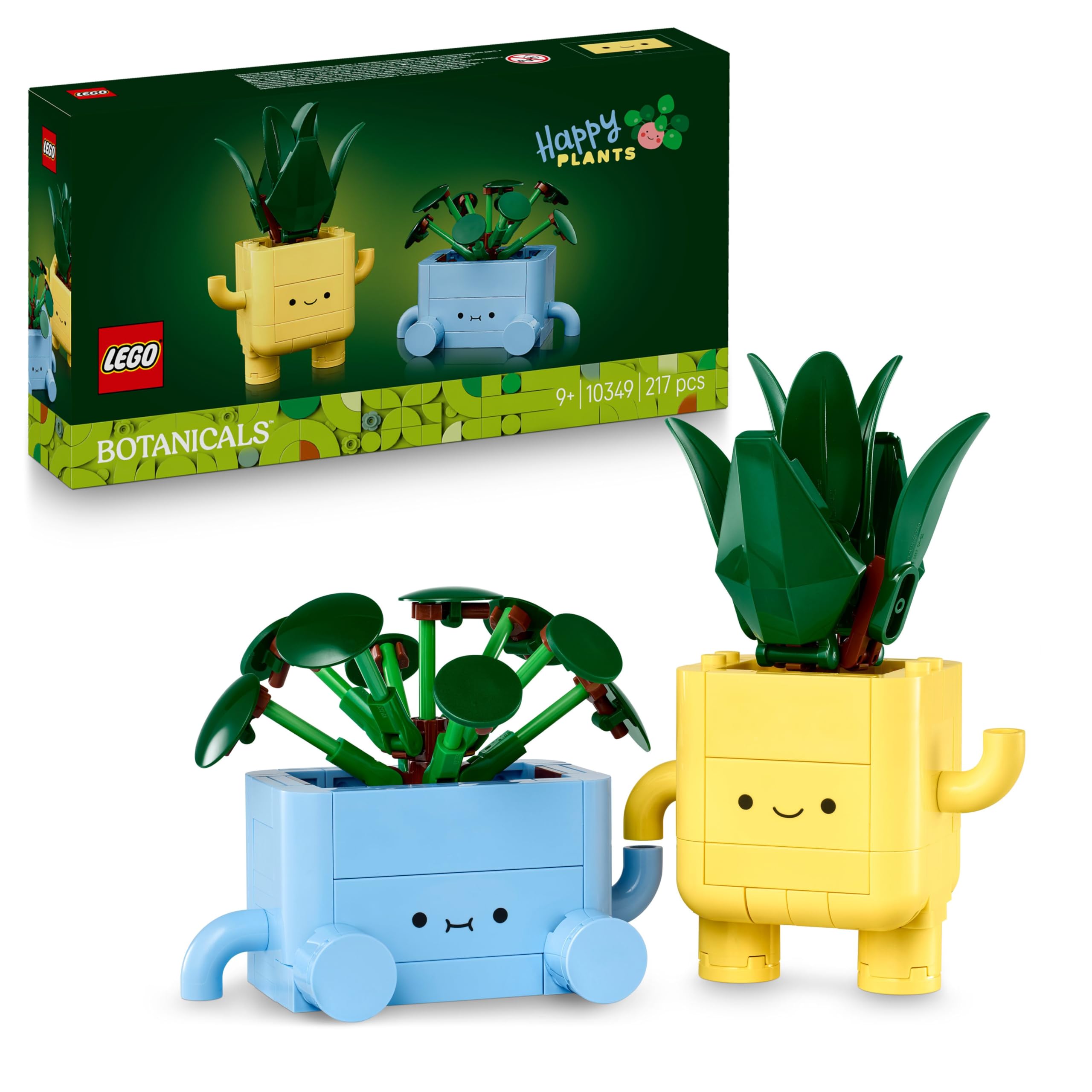 LEGO Botanicals Happy Plants 10349 | Toys for 9+ Year Old Girls & Teens, Crafts 