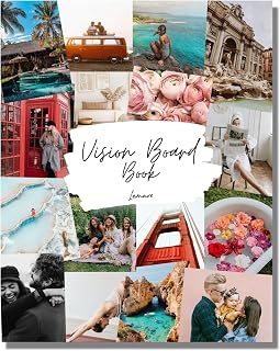 Lamare Vision Board Book -1000+ Images, Vision Board Supplies for Women | Design Your Dream Life | Vision Board Kit, Vision Board Magazines, Collage Book for Manifestation &amp; Scrapbooking
