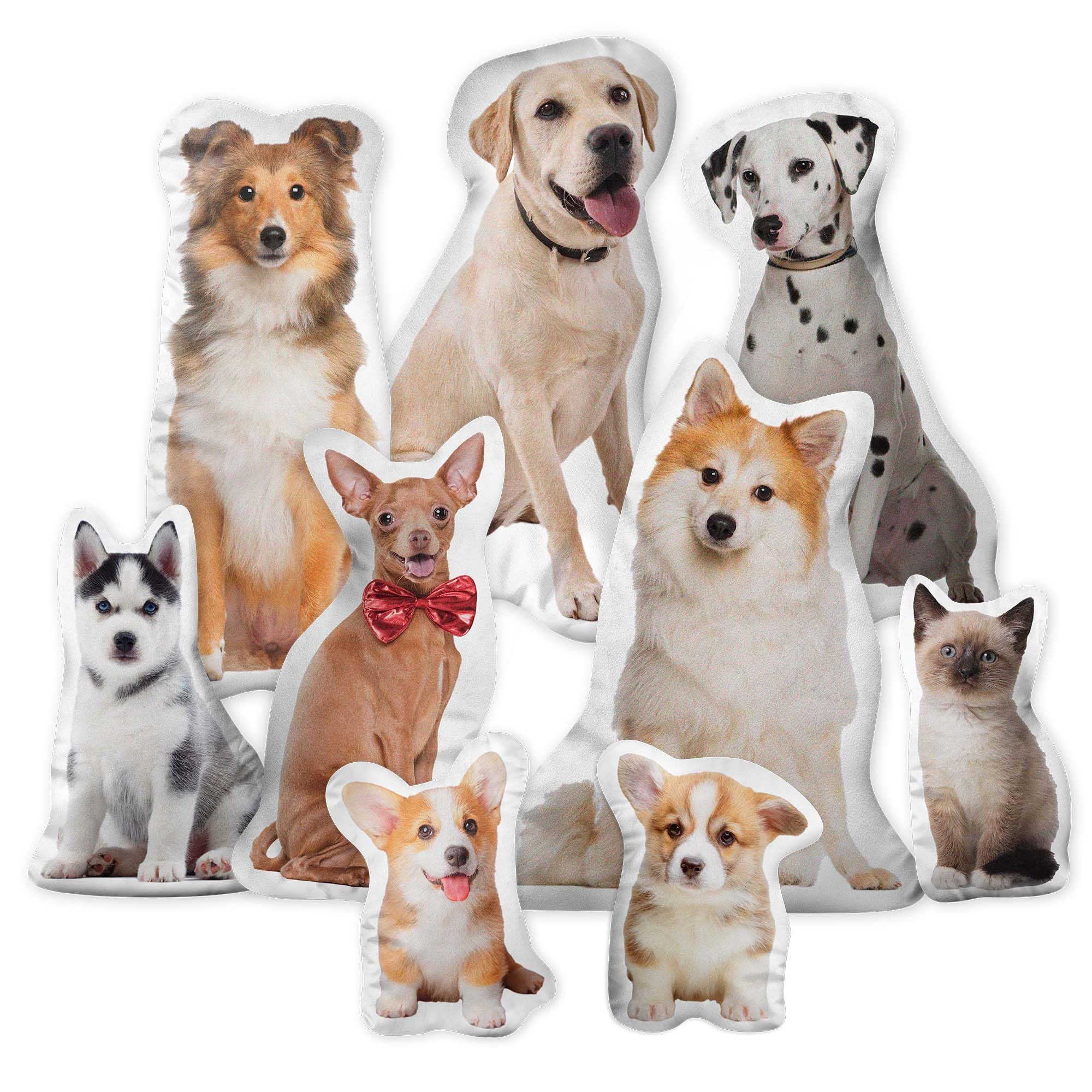 Easycosy Custom Photo Pillow, Personalized Pet Pillow Shaped Like Dog Cat, Custo