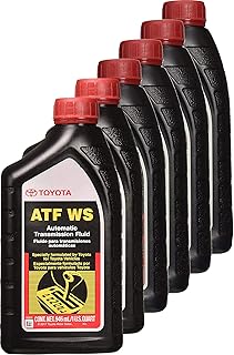 Toyota 00289-ATFWS Automatic Transmission Fluid, 192 Ounces, 6 Pack