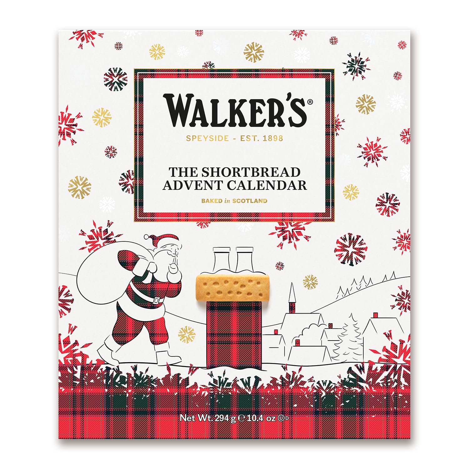 Walker's Shortbread All-Butter Advent Calendar, Limited edition - 294g