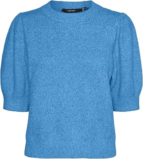 Vero Moda Vmdoffy 2/4 O-Neck Pullover Ga Noos Maglione Lavorato a Maglia Donna