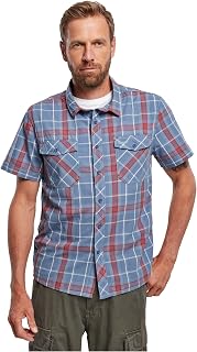 Brandit Men's Roadstar Shirt Black/Blue