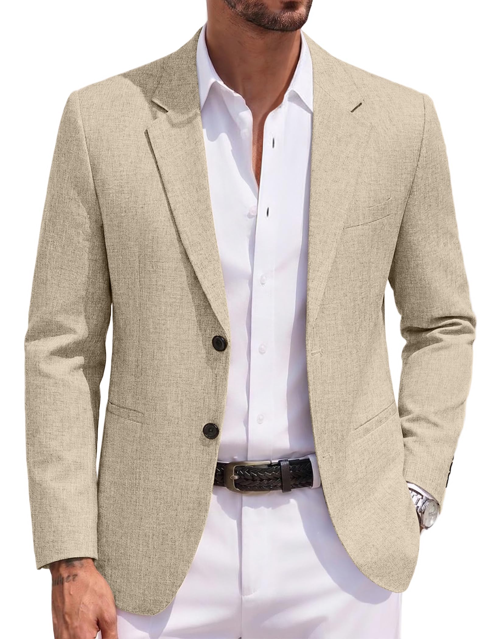 COOFANDY Mens Blazer Casual Sport Coats Regular Fit Lightweight Suit Jacket