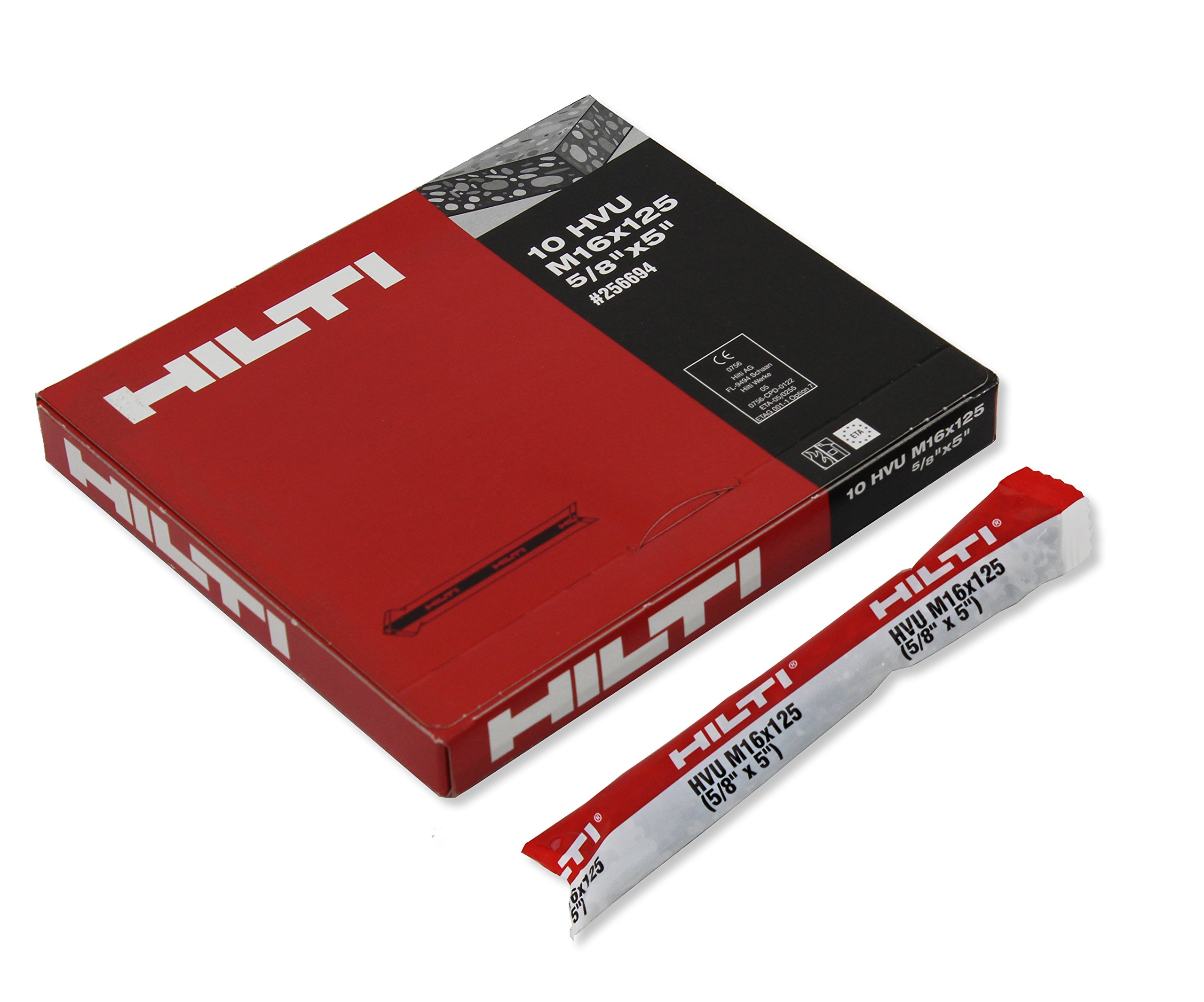 Adhesive Capsule HVU 3/8"x3-1/2" (M10) - Package of 10
