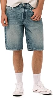 Buffalo David Bitton Men's Relaxed Straight Dean Denim Shorts