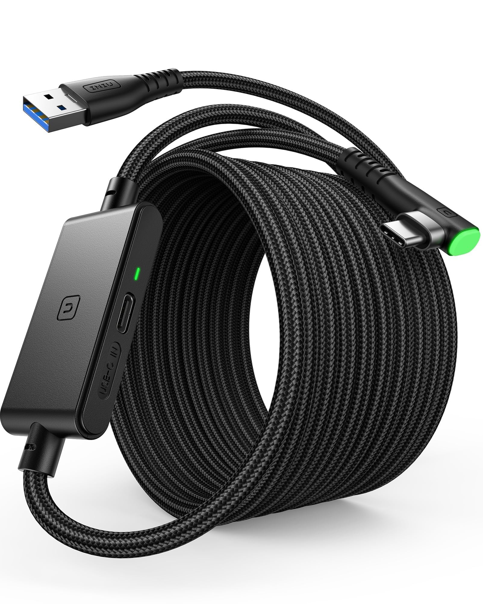 INIU 16ft VR Link Cable with Separate Charging Port, USB 3.0 to USB C Cable | US