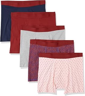 Amazon Essentials Men's Breathable Cotton Boxer Briefs, Tagless