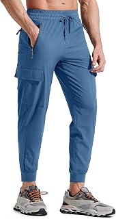 Libin Cargo Men's Hiking Pants, Black